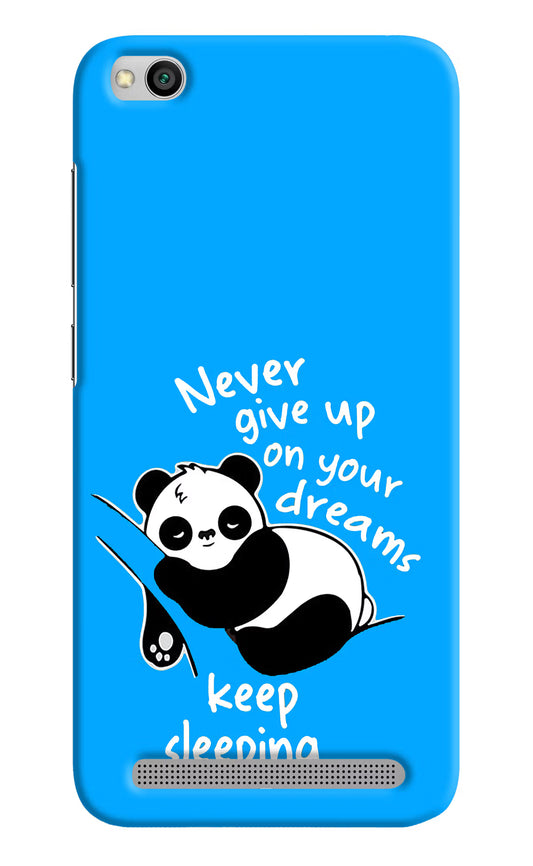 Keep Sleeping Redmi 5A Hard Case Back Cover by Casekaro