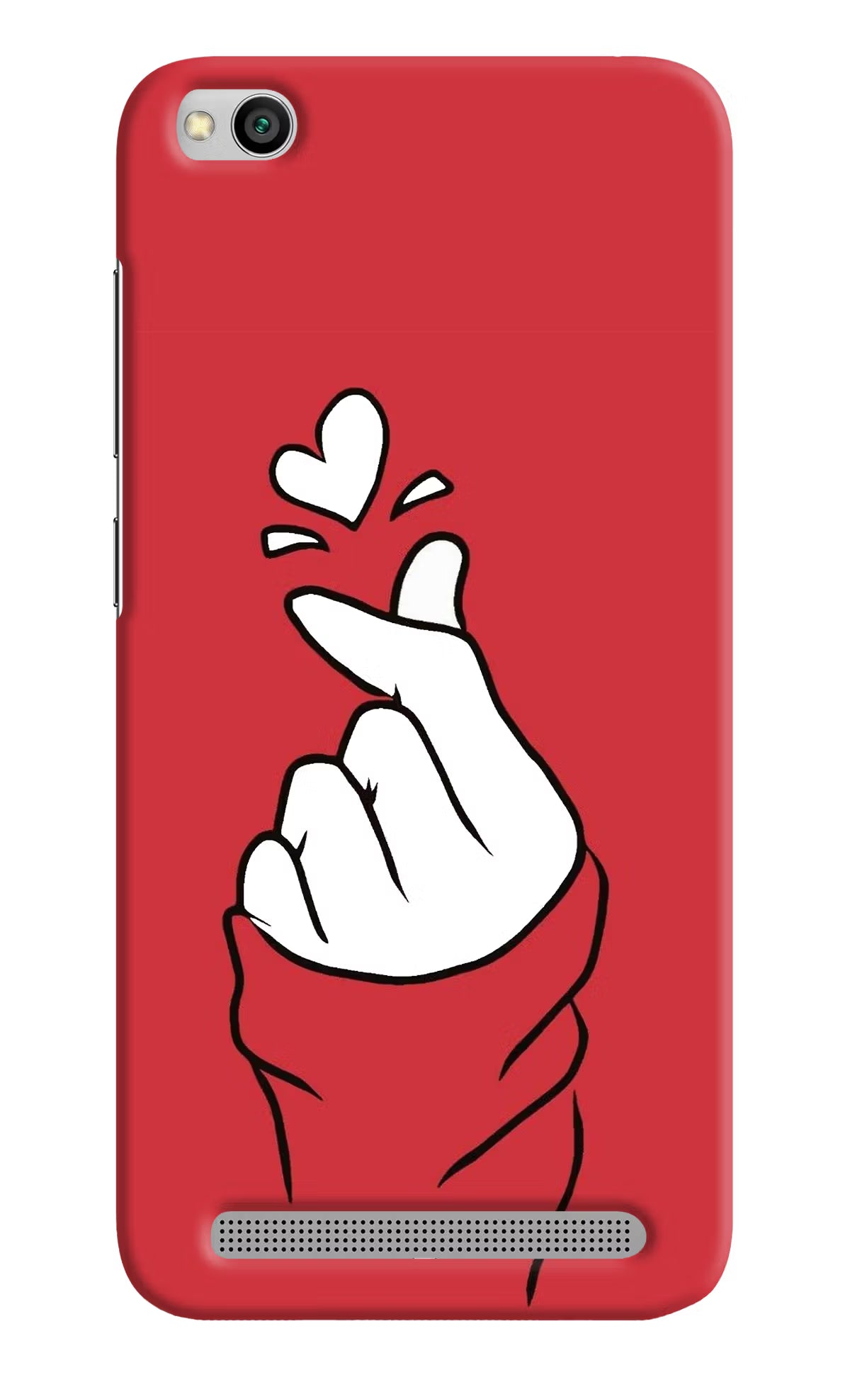 Korean Love Sign Redmi 5A Hard Case Back Cover by Casekaro