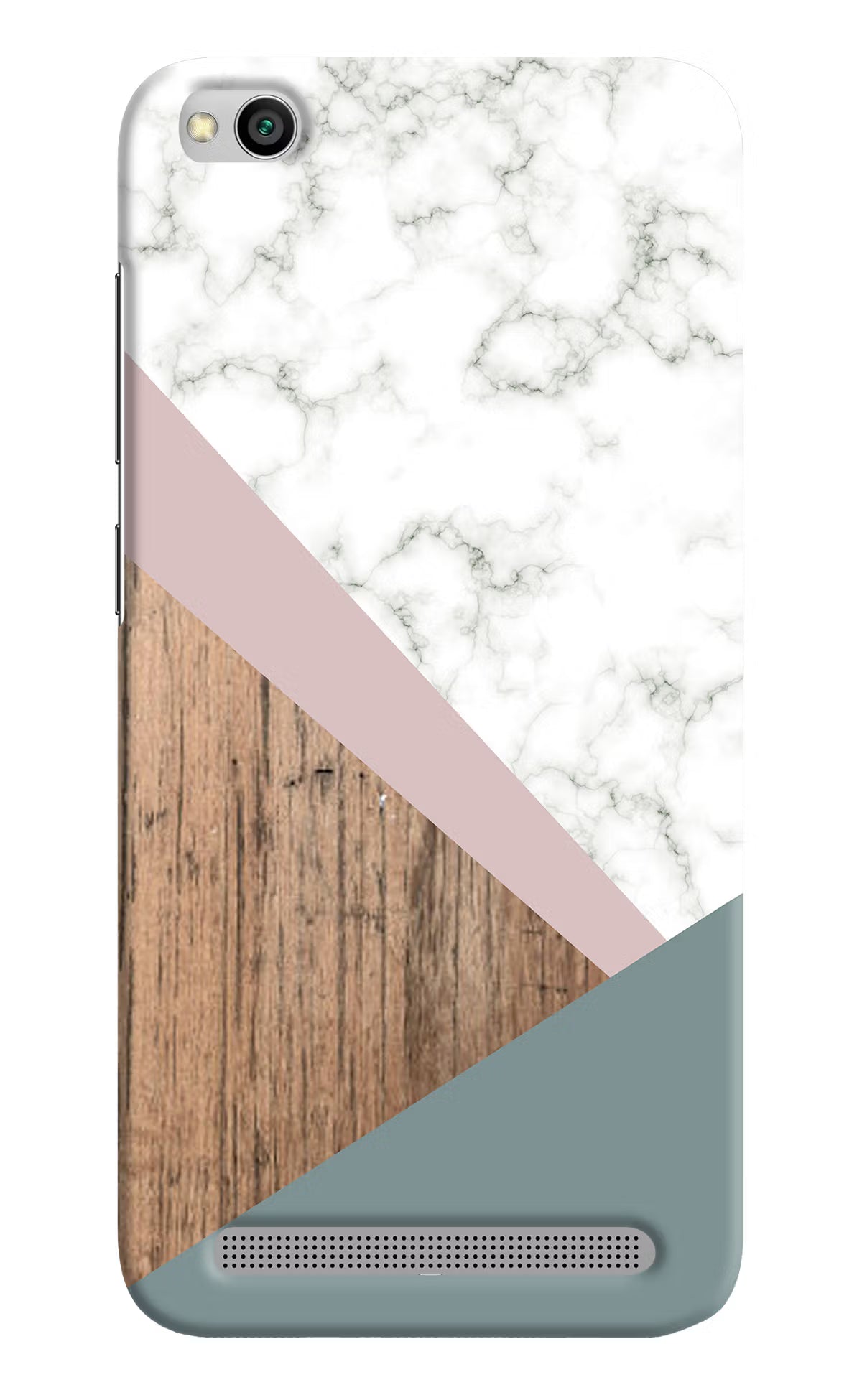 Marble wood Abstract Redmi 5A Hard Case Back Cover by Casekaro