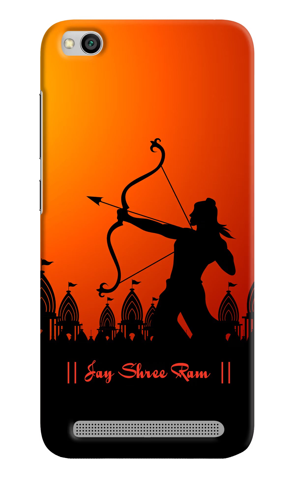 Lord Ram - 4 Redmi 5A Hard Case Back Cover by Casekaro