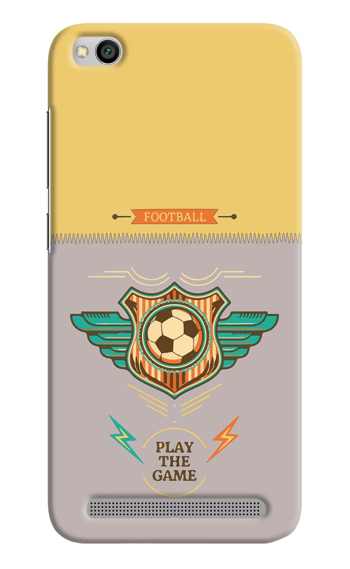 Football Redmi 5A Hard Case Back Cover by Casekaro