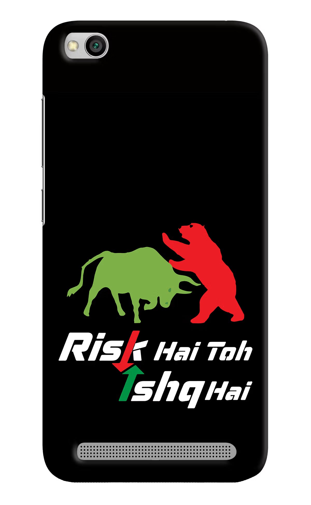Risk Hai Toh Ishq Hai Redmi 5A Hard Case Back Cover by Casekaro