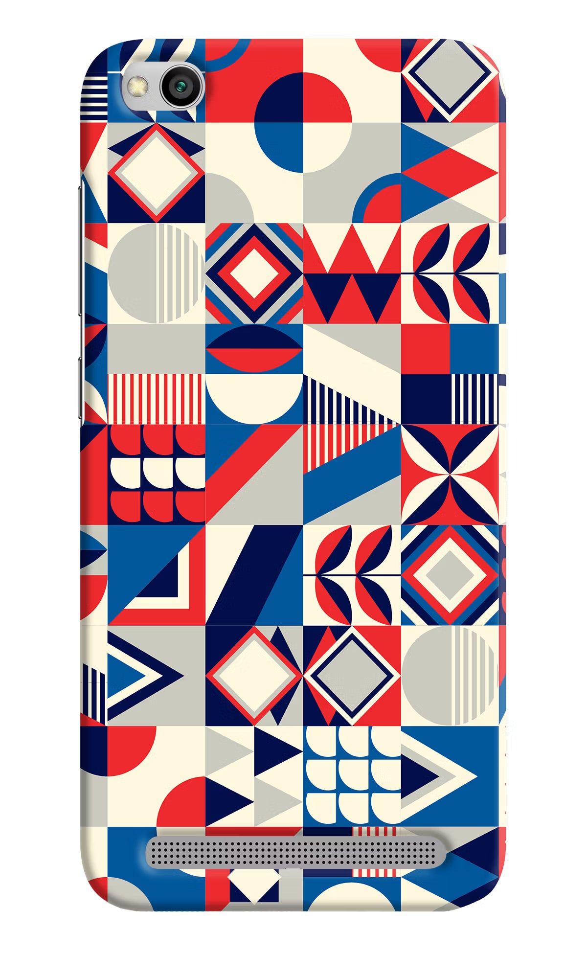 Colorful Pattern Redmi 5A Hard Case Back Cover by Casekaro