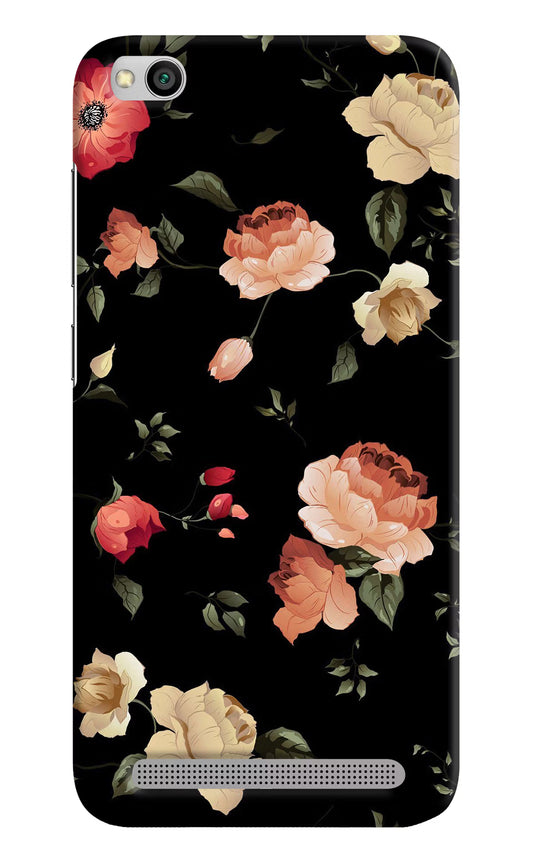 Flowers Redmi 5A Hard Case Back Cover by Casekaro