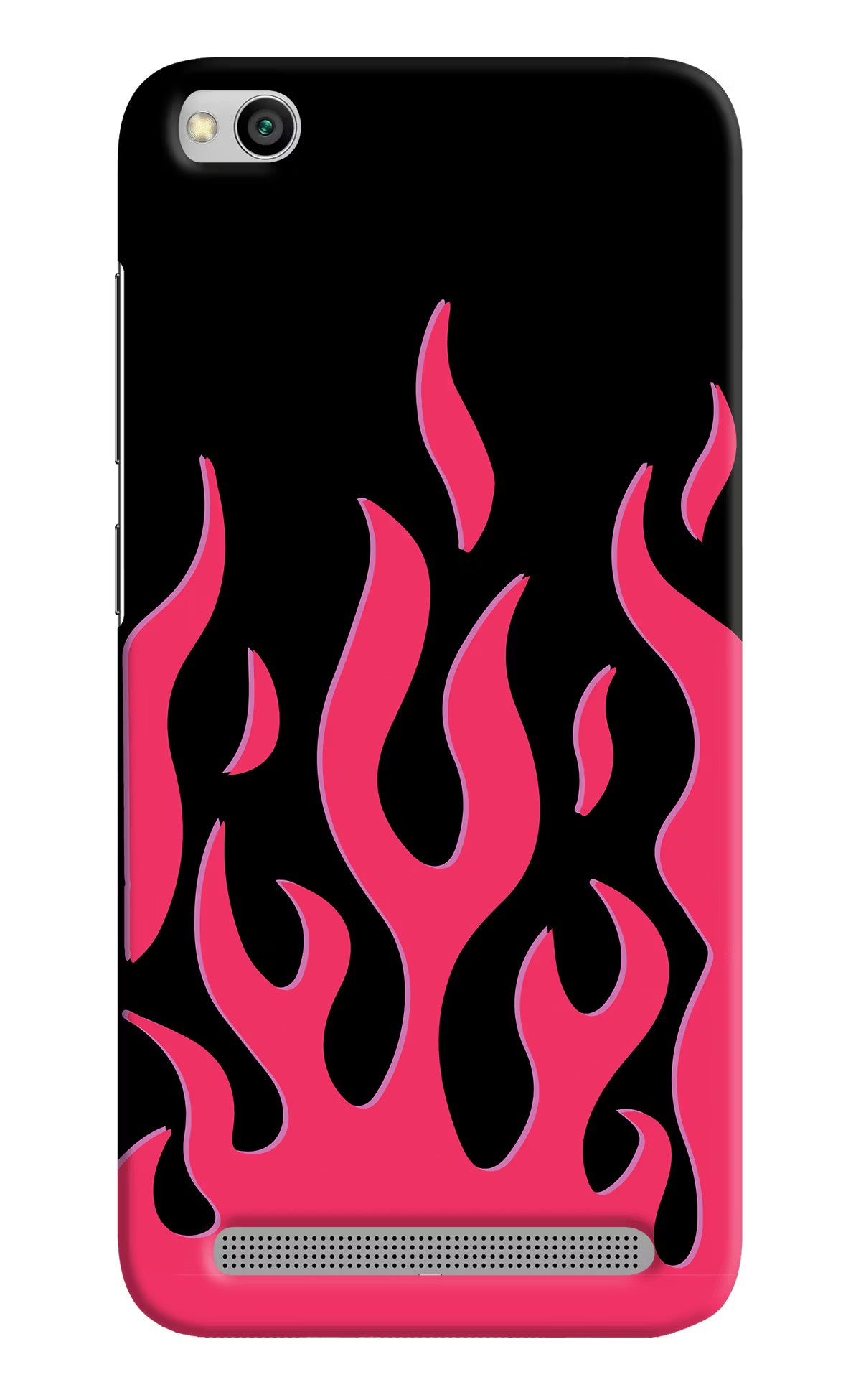 Fire Flames Redmi 5A Hard Case Back Cover by Casekaro
