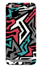 Geometric Graffiti Redmi 5A Hard Case Back Cover by Casekaro