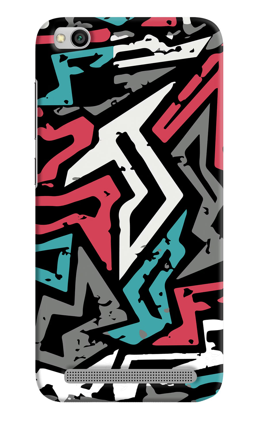 Geometric Graffiti Redmi 5A Back Cover, Hard case