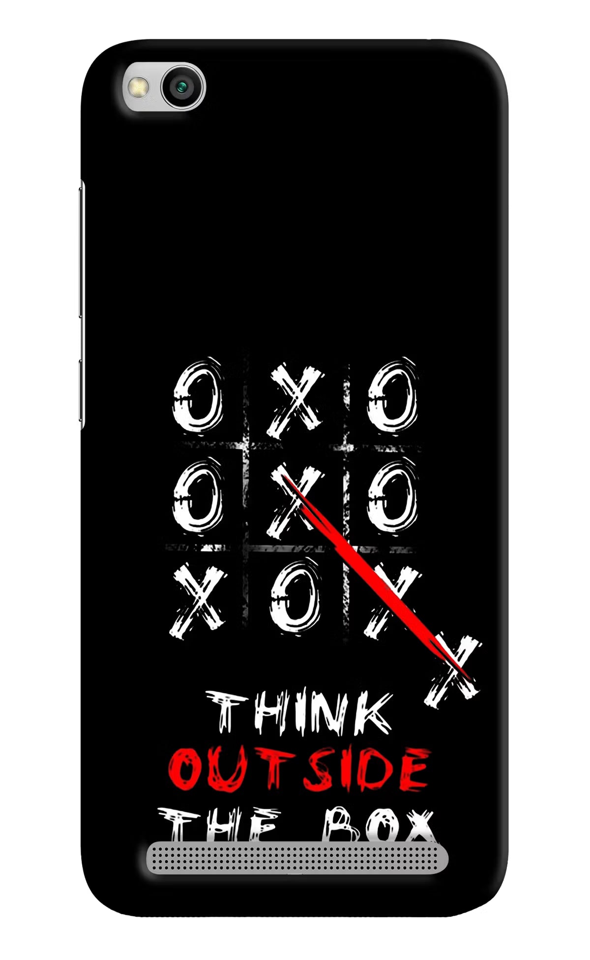 Think out of the BOX Redmi 5A Hard Case Back Cover by Casekaro