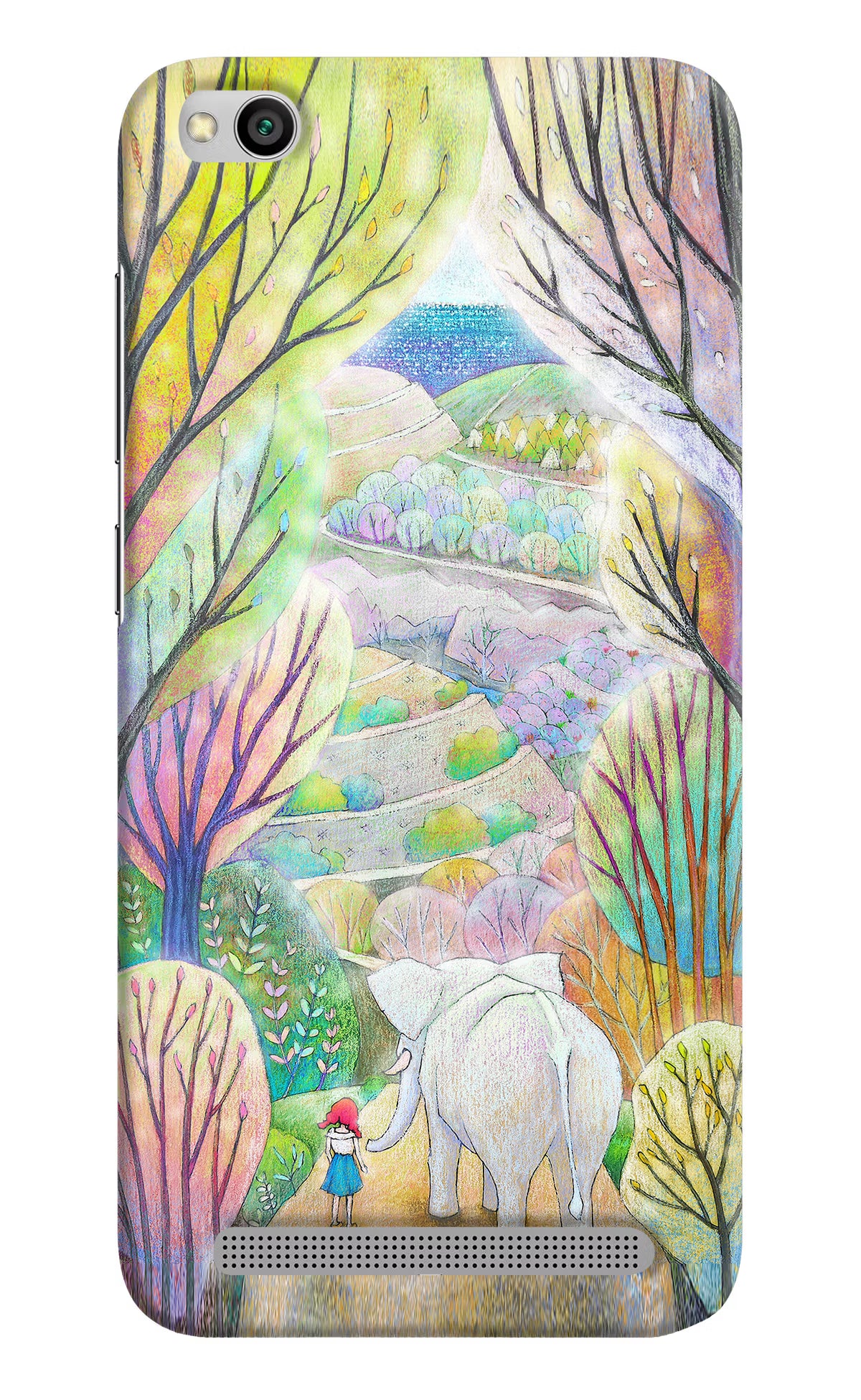 Nature Painting Redmi 5A Hard Case Back Cover by Casekaro