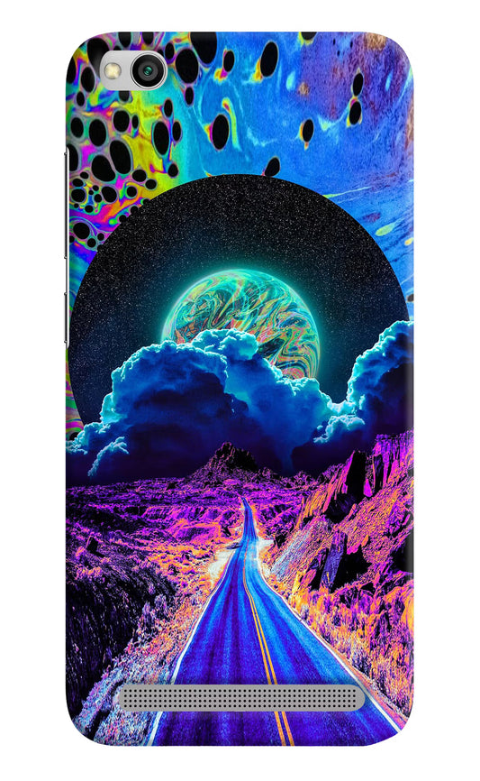 Psychedelic Painting Redmi 5A Hard Case Back Cover by Casekaro