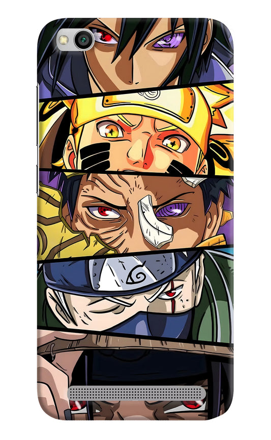 Naruto Character Redmi 5A Hard Case Back Cover by Casekaro