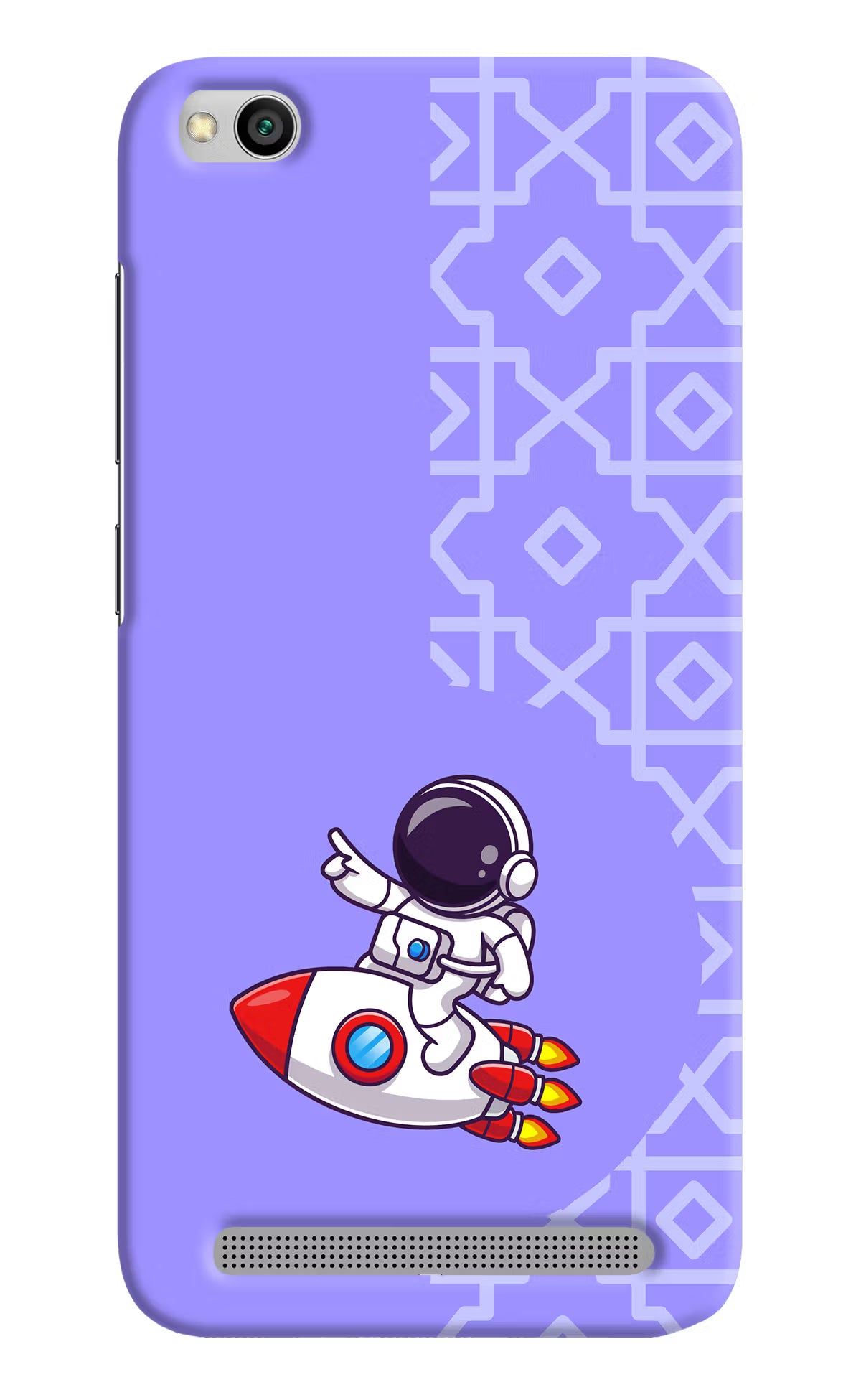 Cute Astronaut Redmi 5A Hard Case Back Cover by Casekaro