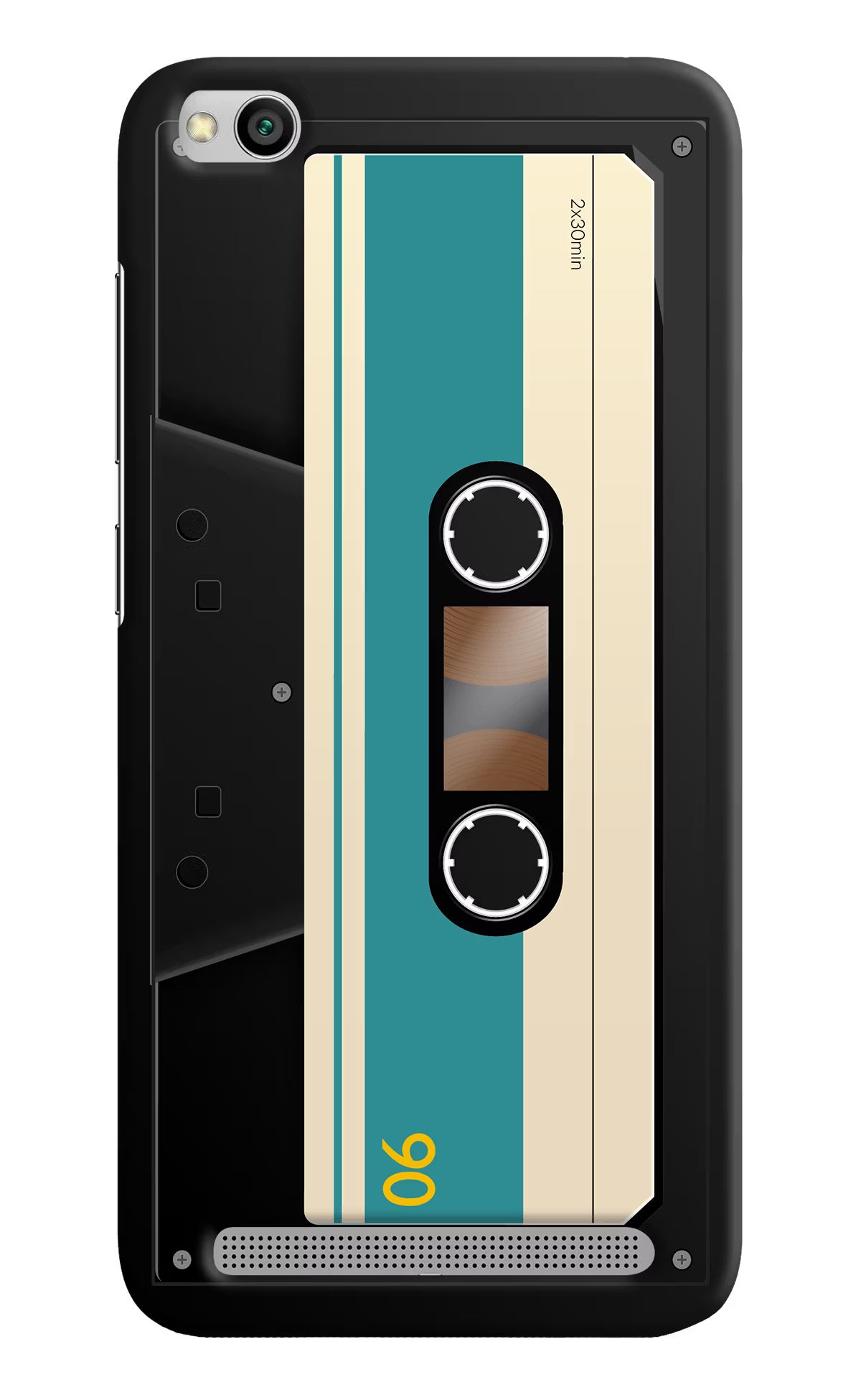 Cassette Redmi 5A Hard Case Back Cover by Casekaro