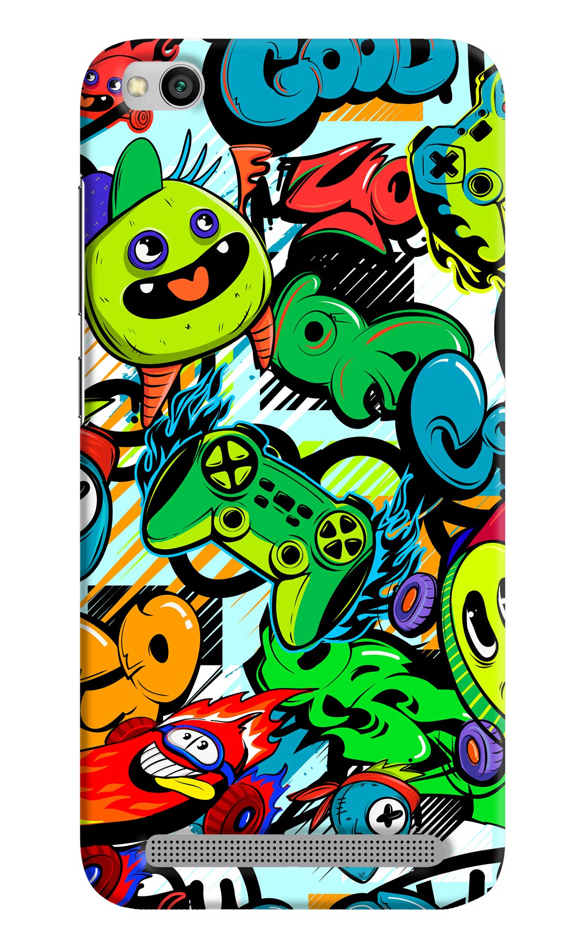 Game Doodle Redmi 5A Hard Case Back Cover by Casekaro
