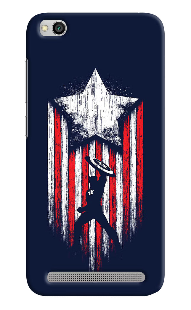 Captain America Marvel Art Redmi 5A Hard Case Back Cover by Casekaro