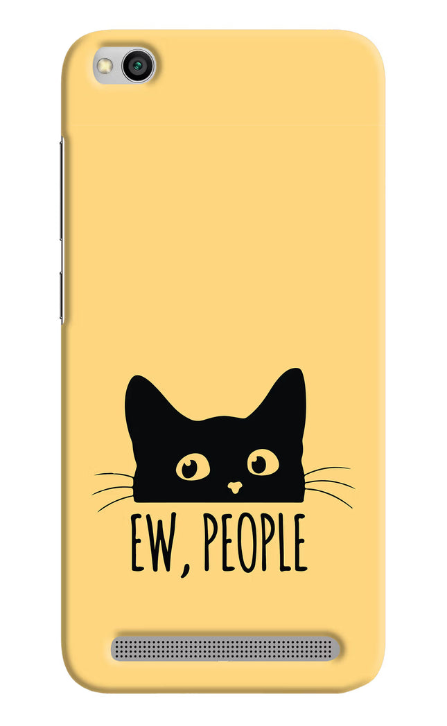 Ew People Catitude Redmi 5A Hard Case Back Cover by Casekaro