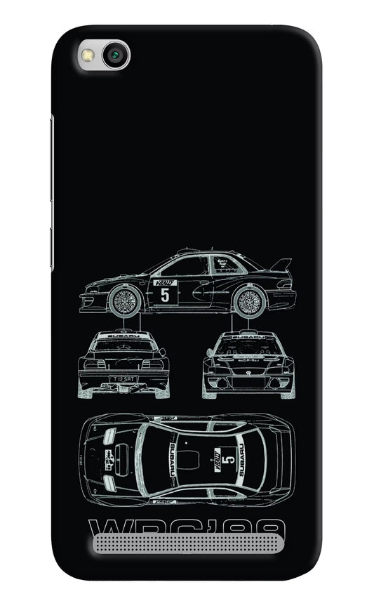 WRC'99 Redmi 5A Hard Case Back Cover by Casekaro