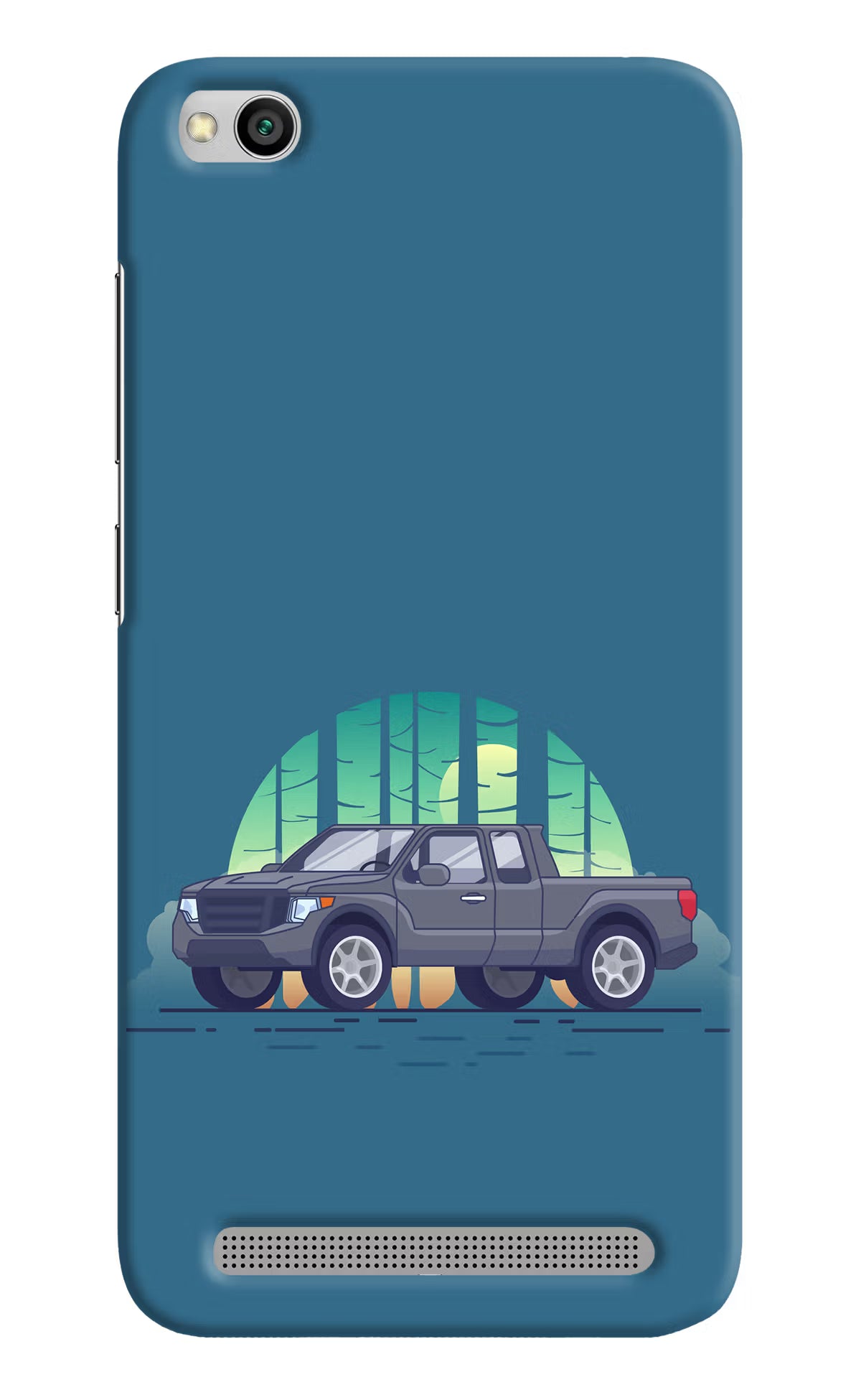 Retro Garage Vibe Redmi 5A Hard Case Back Cover by Casekaro