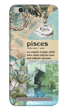 Pisces Zodiac Redmi 5A Hard Case Back Cover by Casekaro