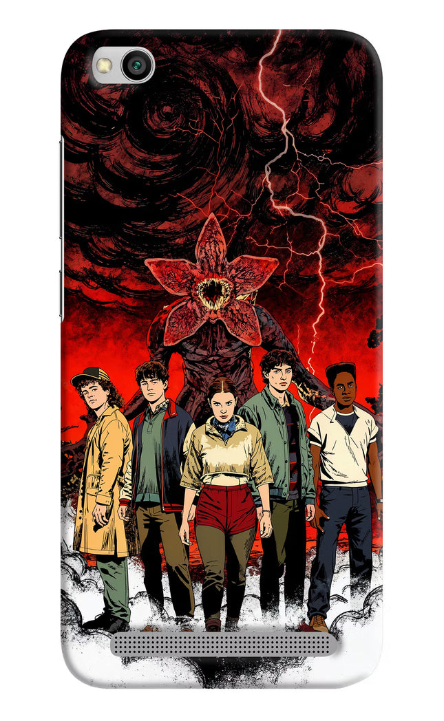 Ordinary Things Characters Redmi 5A Hard Case Back Cover by Casekaro