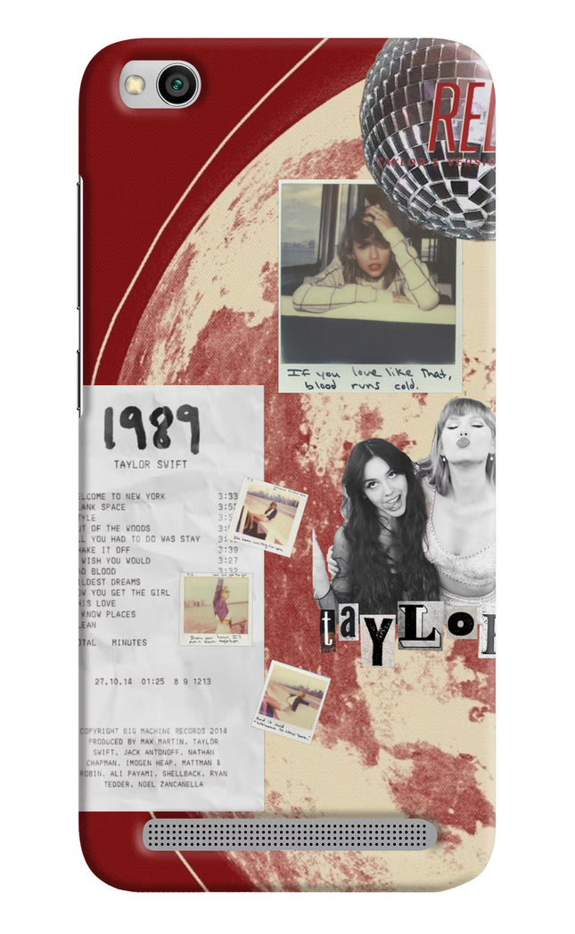 Taylor Swift Redmi 5A Hard Case Back Cover by Casekaro