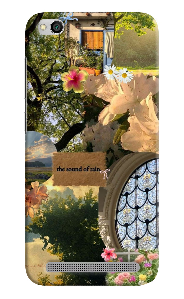Rain Redmi 5A Hard Case Back Cover by Casekaro