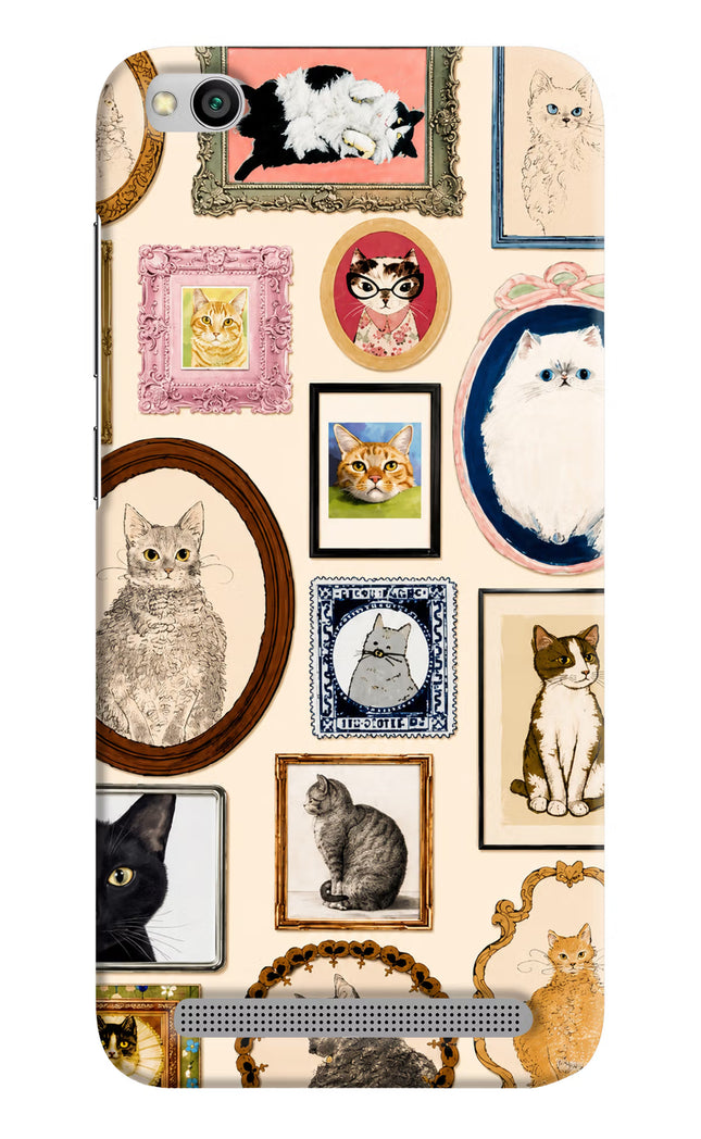 Mirror Cats Redmi 5A Hard Case Back Cover by Casekaro