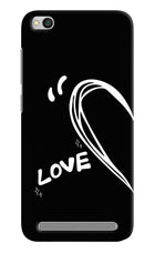 Love Line Redmi 5A Hard Case Back Cover by Casekaro