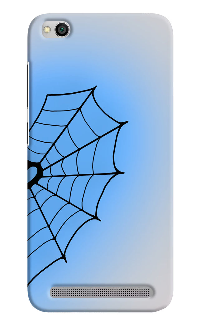 Blue Web Redmi 5A Hard Case Back Cover by Casekaro