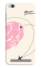Miss Orbit Redmi 5A Hard Case Back Cover by Casekaro