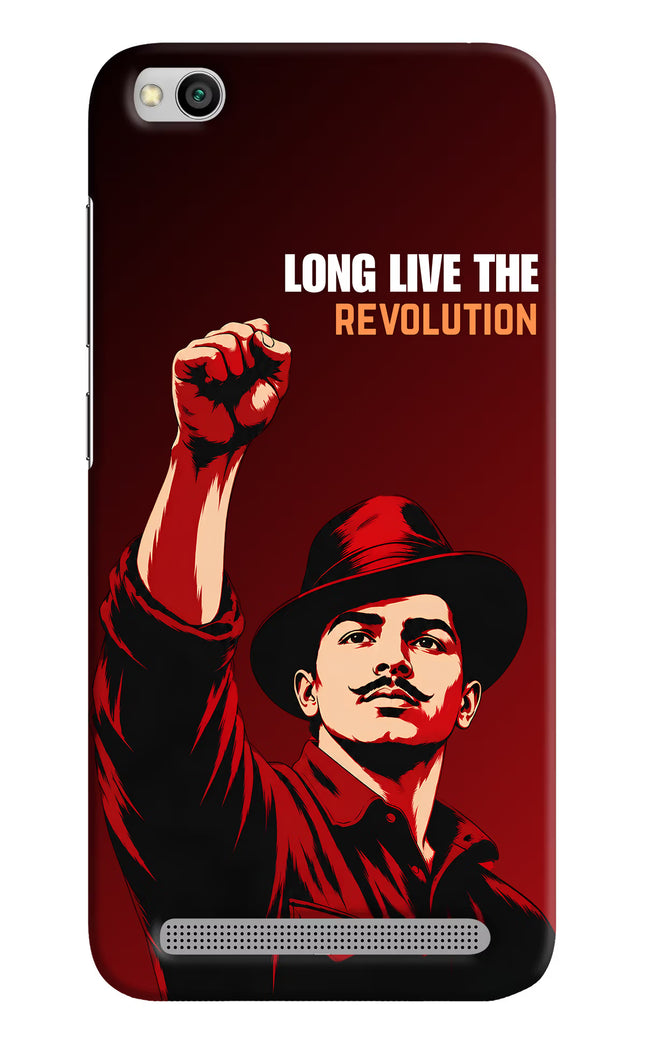 Bhagat Singh Revolution Redmi 5A Hard Case Back Cover by Casekaro