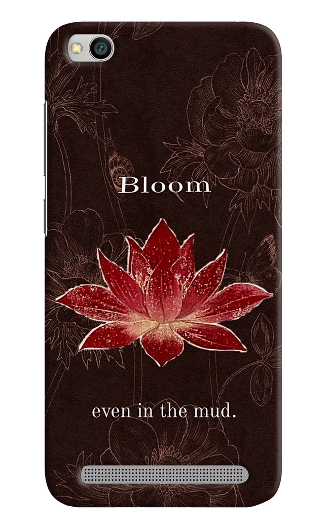 Bloom Redmi 5A Hard Case Back Cover by Casekaro