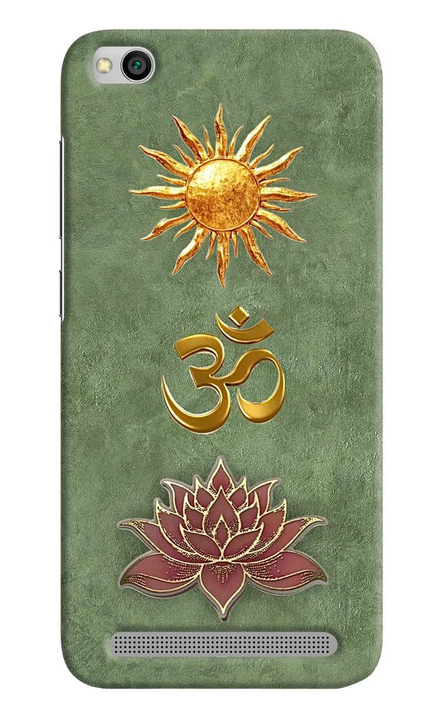Om & Lotus Redmi 5A Back Cover