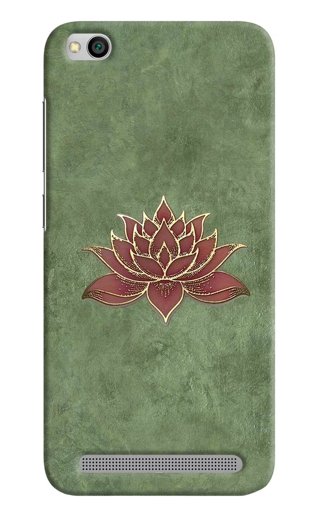 Lotus Grace Redmi 5A Hard Case Back Cover by Casekaro