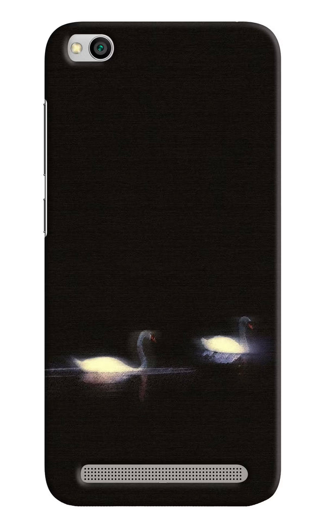 Silent Swans Redmi 5A Hard Case Back Cover by Casekaro
