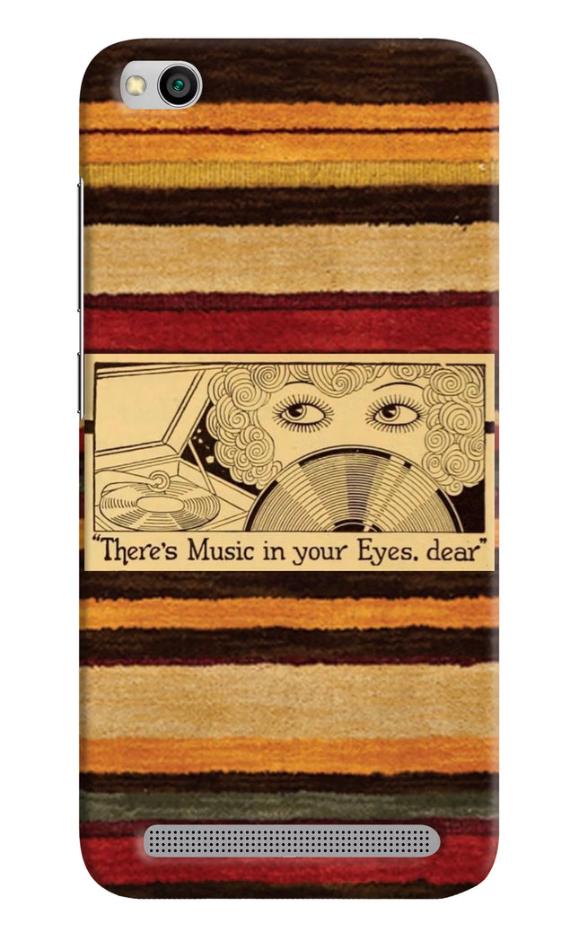 Vinyl Stripes Redmi 5A Hard Case Back Cover by Casekaro