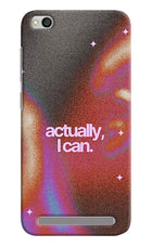 Pink Aura Redmi 5A Hard Case Back Cover by Casekaro