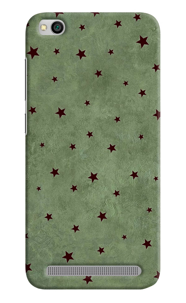 Green Stars Redmi 5A Hard Case Back Cover by Casekaro