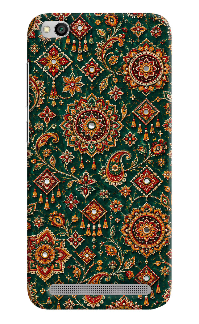 Green Pataka Redmi 5A Hard Case Back Cover by Casekaro