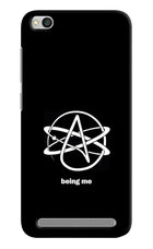 Atheist Symbol Redmi 5A Hard Case Back Cover by Casekaro