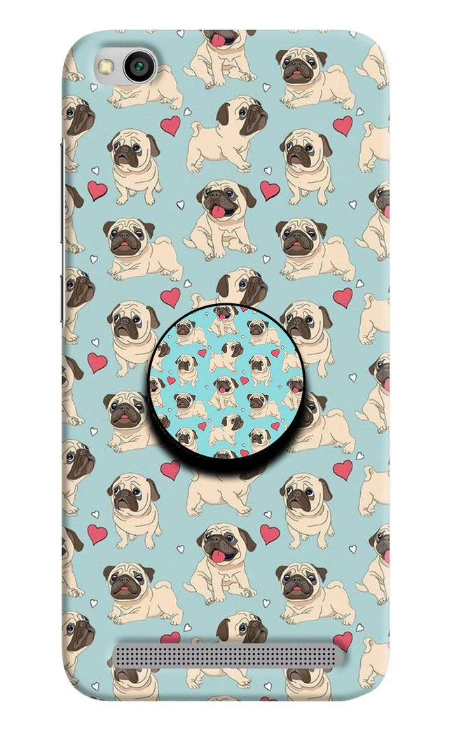 Pug Dog Redmi 5A Pop Case by Casekaro