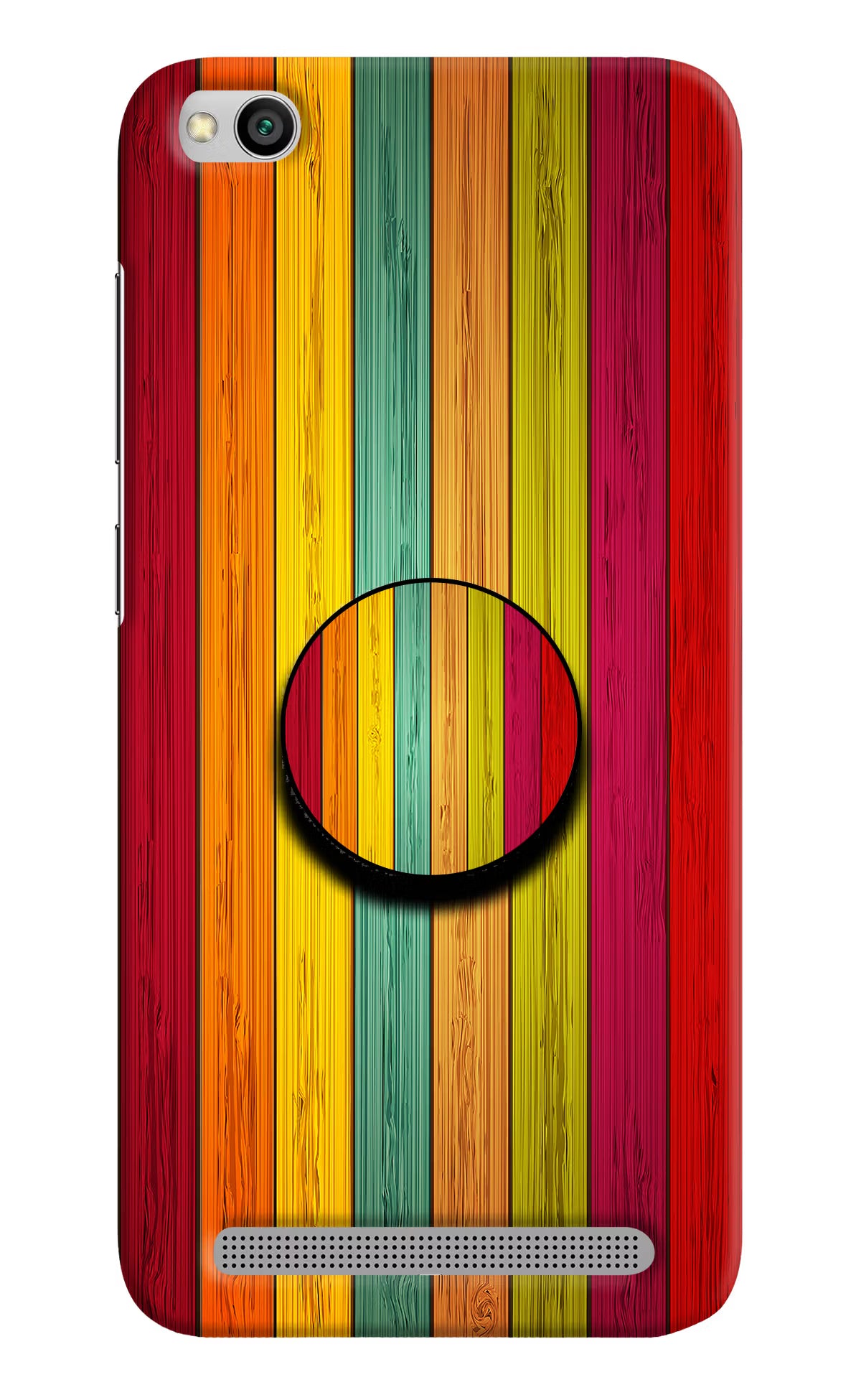 Multicolor Wooden Redmi 5A Pop Case by Casekaro