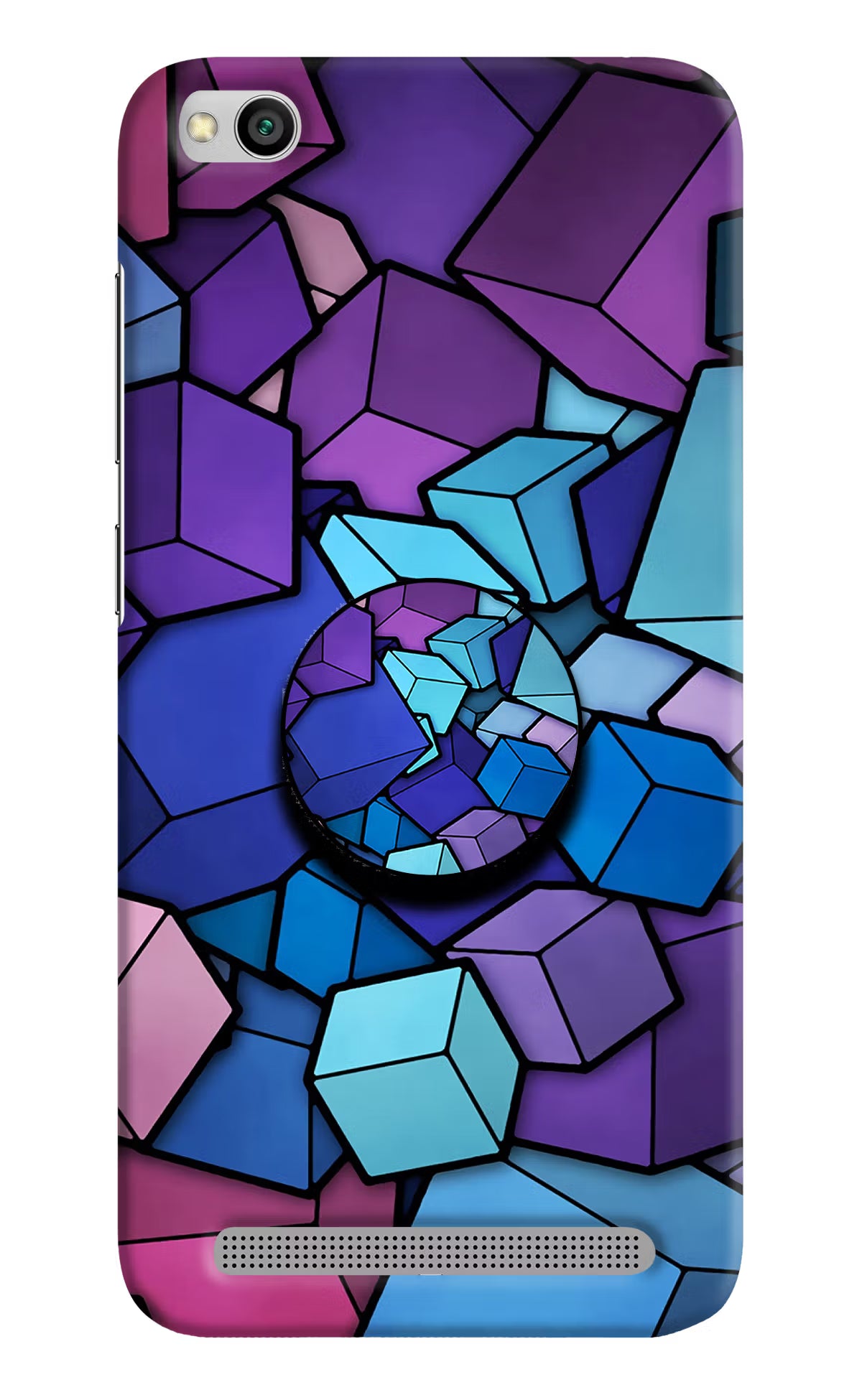 Cubic Abstract Redmi 5A Pop Case by Casekaro