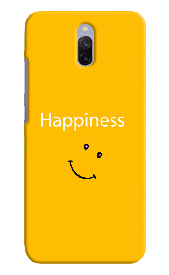 Happiness With Smiley Redmi 8A Dual Hard Case Back Cover by Casekaro