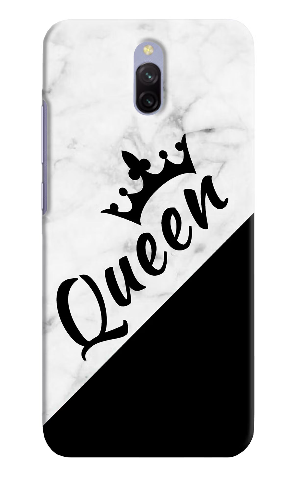 Queen Redmi 8A Dual Hard Case Back Cover by Casekaro