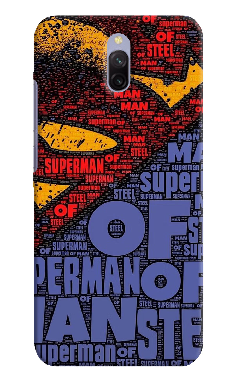 Superman Redmi 8A Dual Back Cover, Hard case