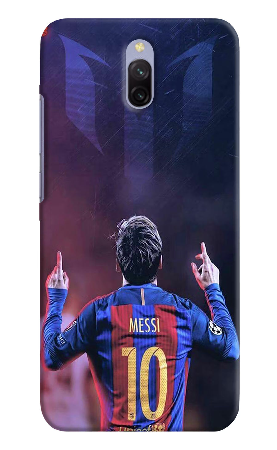 Messi Redmi 8A Dual Back Cover, Hard case