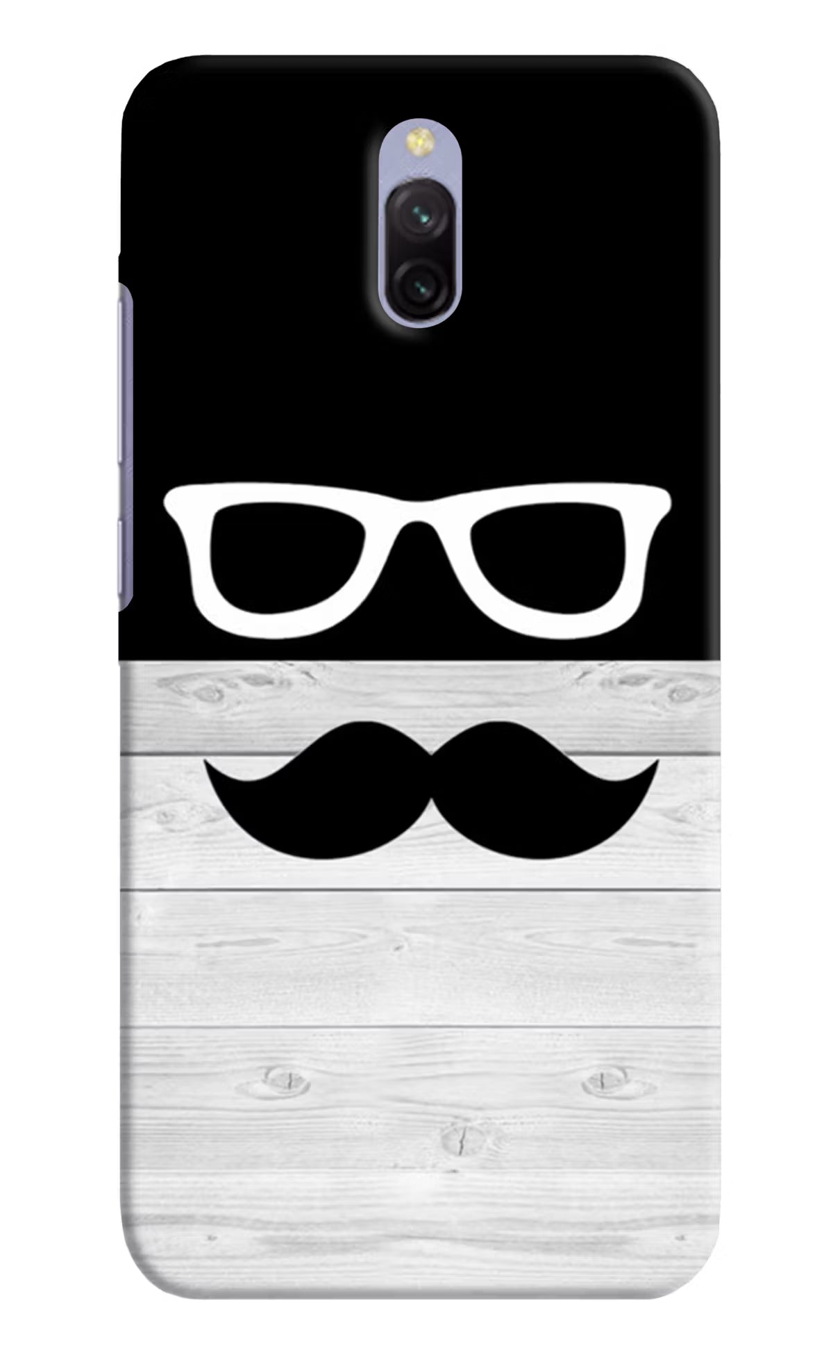 Mustache Redmi 8A Dual Hard Case Back Cover by Casekaro