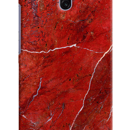 Red Marble Design Redmi 8A Dual Hard Case Back Cover by Casekaro