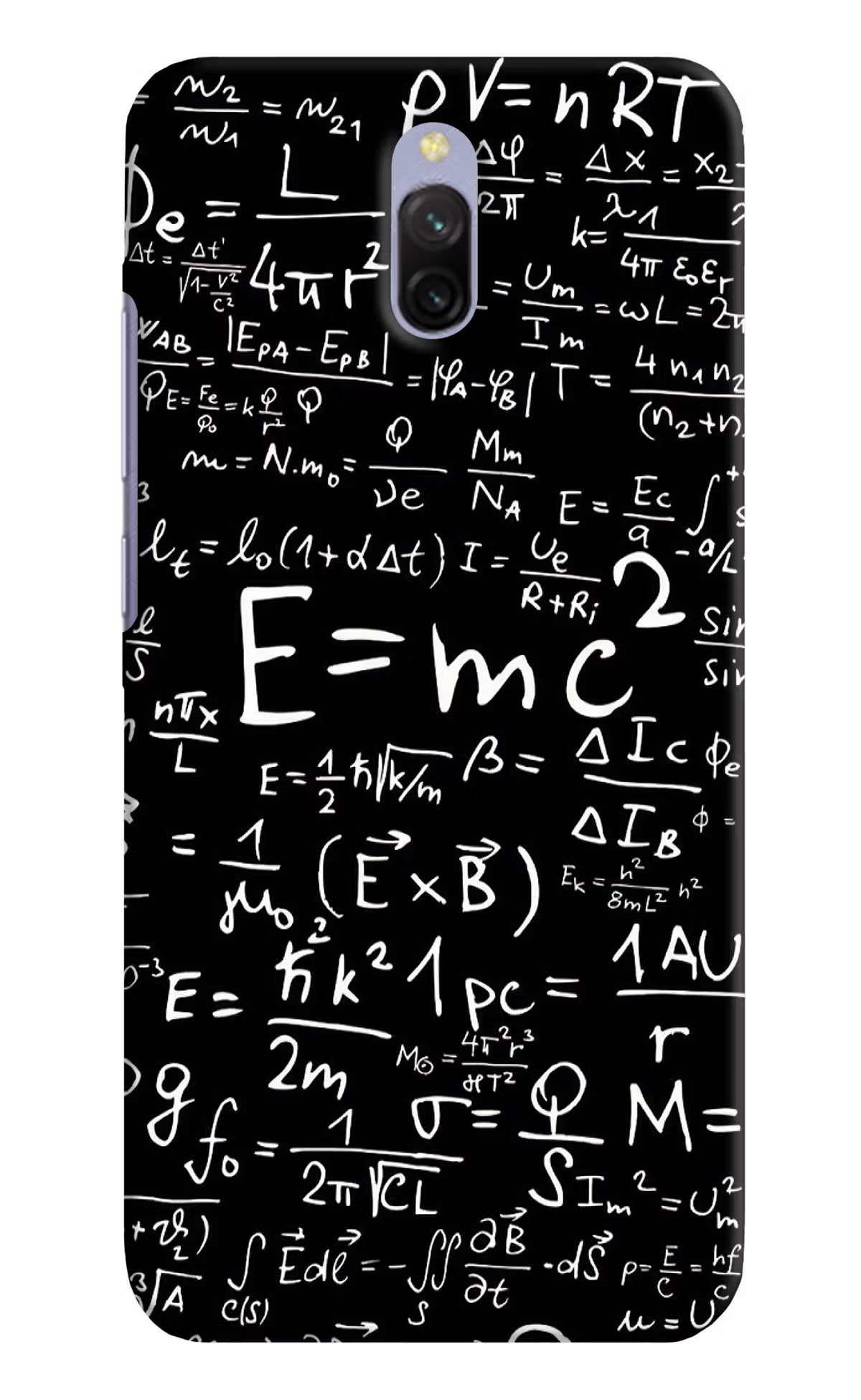 Physics Formula Redmi 8A Dual Hard Case Back Cover by Casekaro